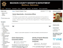 Tablet Screenshot of madisoncountysheriff.com